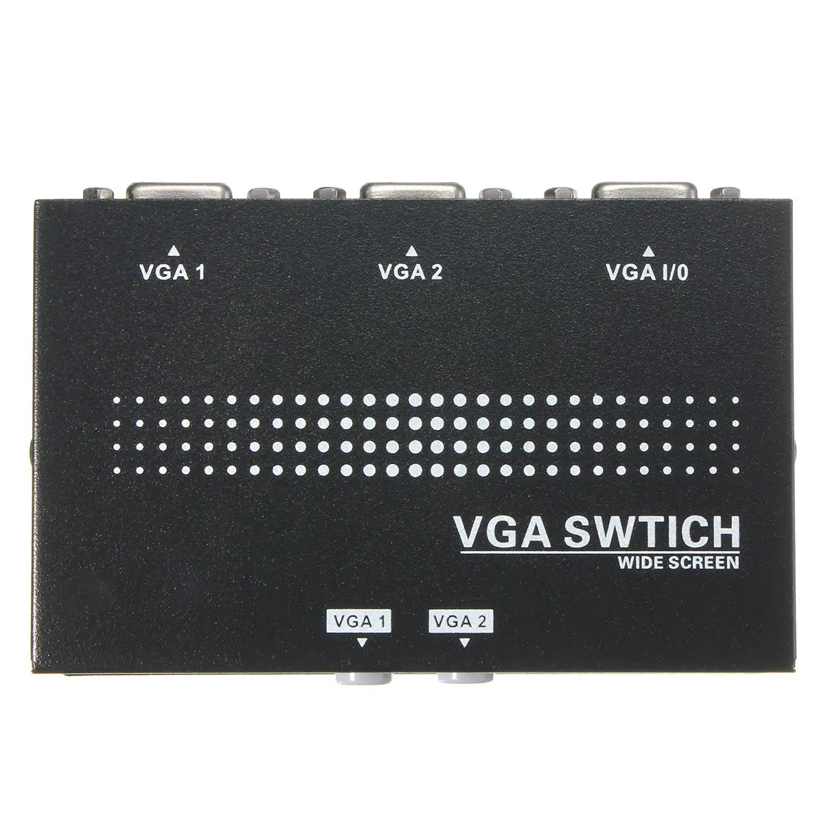 Универсальный 2 Порты и разъёмы док-станция USB 2,0 KVM SVGA VGA распределительной коробки монитор адаптер подключается принтер Intelli клавиатура Мышь обмена HC