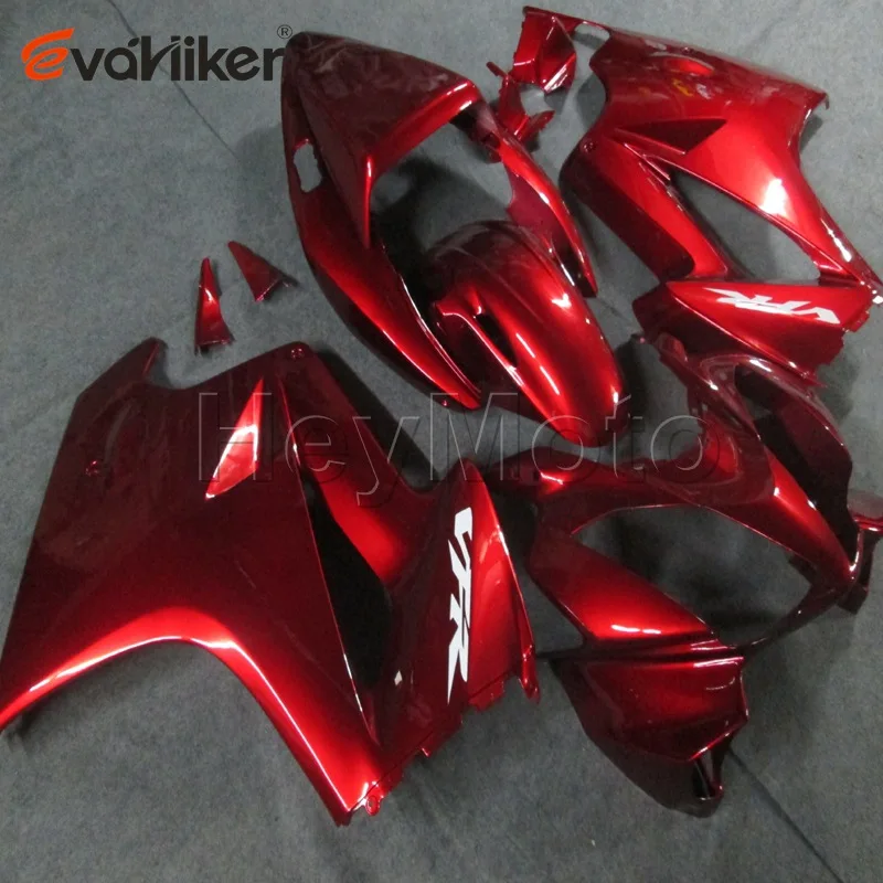 Капот мотоцикла на заказ ДЛЯ VFR800 2002-2012 ABS пластиковые мотоциклетные Обтекатели+ 5 подарков литьевая форма белого цвета - Цвет: D