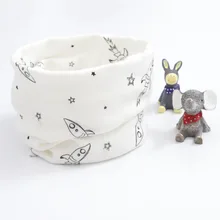 Весенне-осенний хлопковый шарф для детей, зимний шарф для маленьких мальчиков и девочек, шарфы с героями мультфильмов, детский воротник с круглым вырезом, волшебный шейный платок