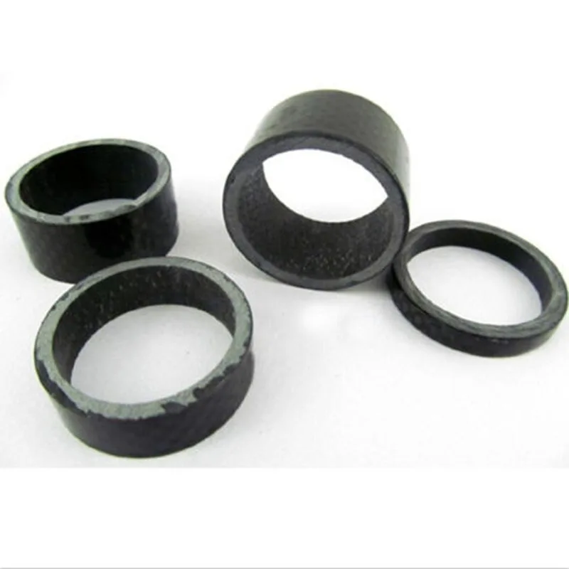 Gmarty 4 Pcs/set 5mm 10mm 15mm 20mm Bicycle Headset Carbon Fiber