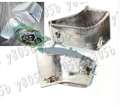 Боковые Крышки для аккумулятора мотоцикла хромированные Honda Shadow ACE VT400 750|side cover|side