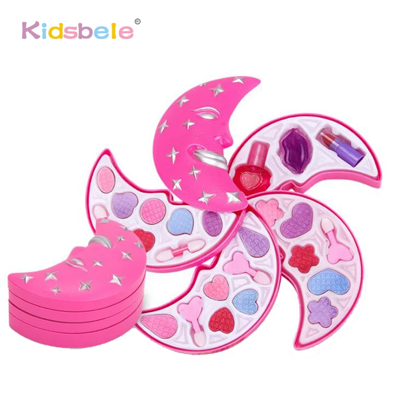 

Girls Fashion Beauty Toys For Children's Cartoon Makeup Box Pretend Play Sets Strawberry Butterfly Shape Makeup Toys Kids Toy