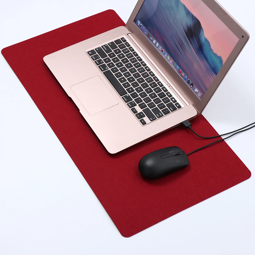 Felt Office Large Table Laptop Cushion Mouse Pad Keyboard Mice Mat Desk Mat