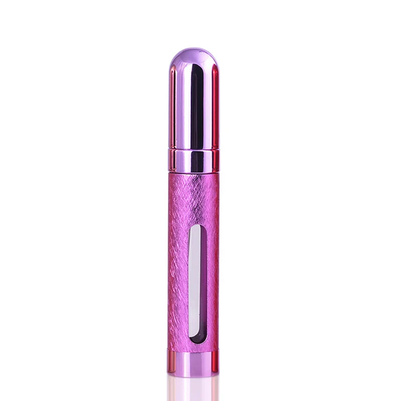12 мл 6 цветов мини портативный распылитель для ароматизотора дорожный бутылка для парфюма насос духи пустая бутылочка с распылителем косметические контейнеры - Цвет: purple