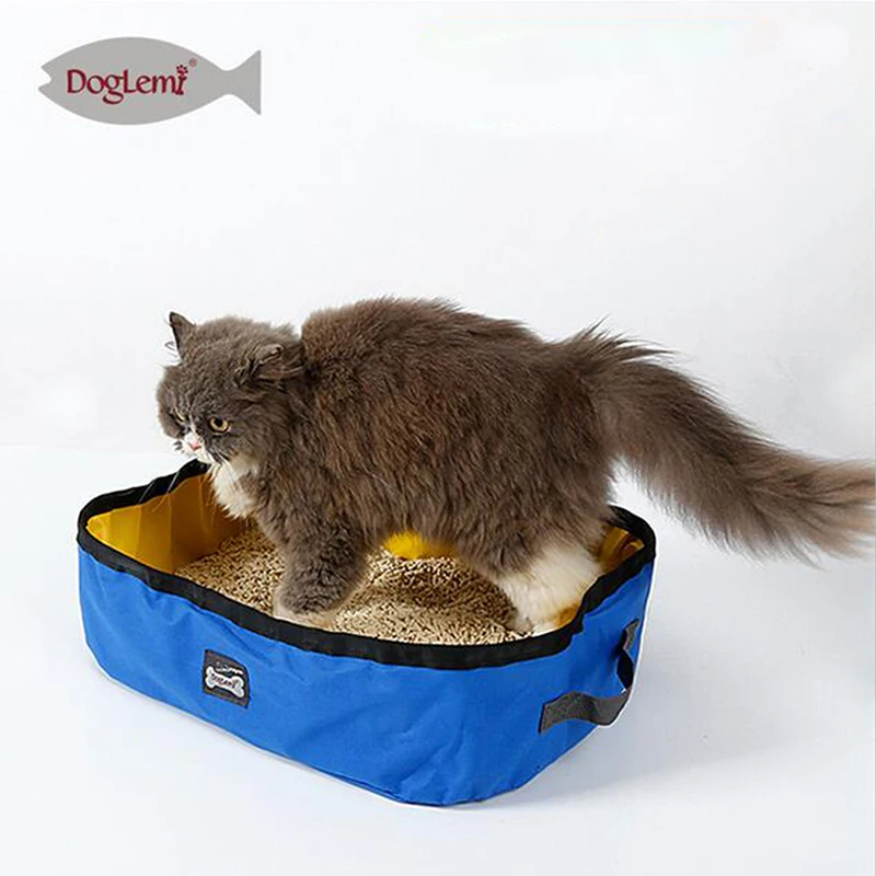 Portable Cat Bedpans Outdoor Travel Cat Litter Box ...