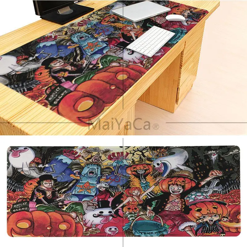 MaiYaCa заказной кожаный цельный игровой коврик для компьютерной мыши Luffy, модный компьютерный коврик для мыши, игровые коврики для мыши - Цвет: LockEdge 30x80cm