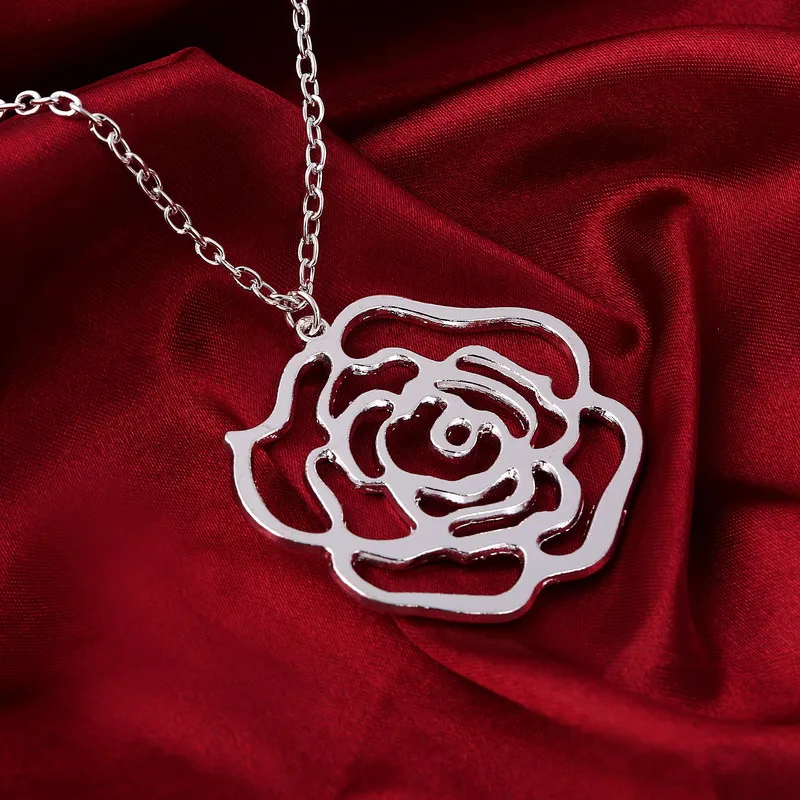 Комплект из колье и серёг в виде Розы|jewelry sets for women|designer jewelry setjewelry |