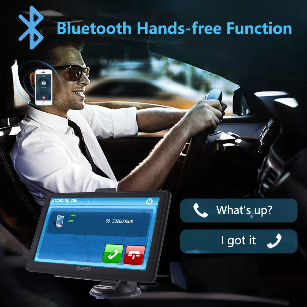 OHREX 736 7 дюймовый Bluetooth емкостный экран грузовик автомобиль GPS навигатор 8G не Caton