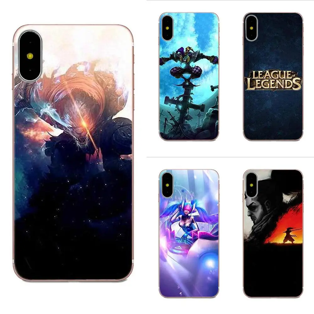 

For Xiaomi Mi3 Mi4 Mi4C Mi4i Mi5 Mi 5S 5X 6 6X A1 Max Mix 2 Note 3 4 Soft TPU Design League Of Legends Lol