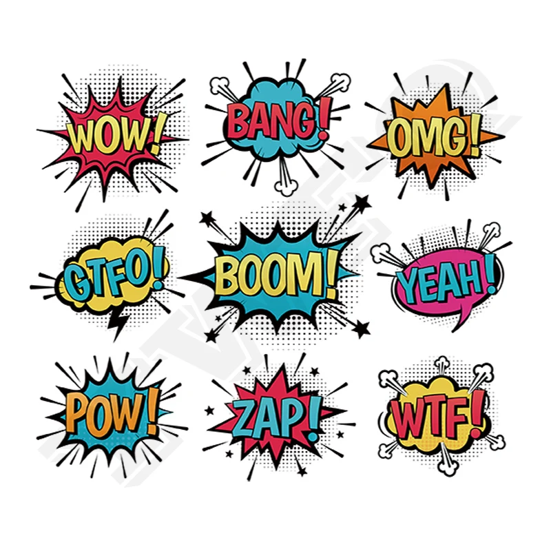 Stickers For Clothes Sound Effects 2018 New Parches Ropa A-Level Washable T-Shirt Diy Decoration Patch 1