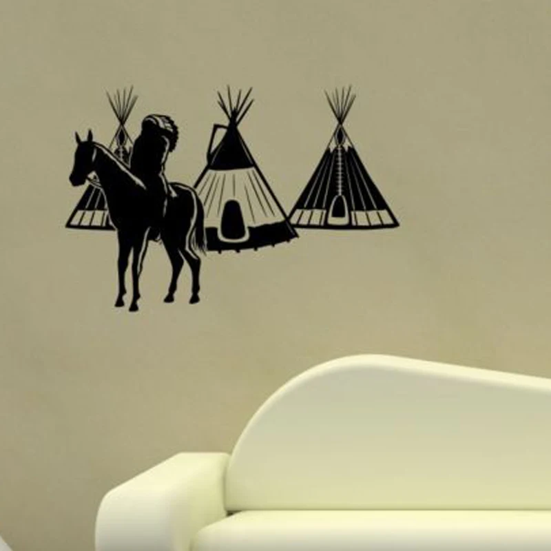 Indian Tab Iglo Western India Removable Wall Stickers For Fashion