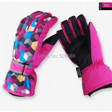 Катание на лыжах Перчатки водонепроницаемые сохраняющие тепло
