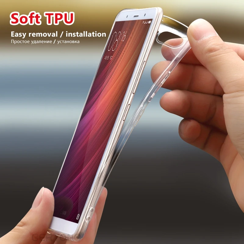 Case for Xiaomi Mi A1 Redmi Note 5A Prime Y1 Lite 4A 4X 4 Pro 3 2 5X 6 5S Plus 5 4C Mi5C Mi4S Mi3 Mix Max Soft TPU |