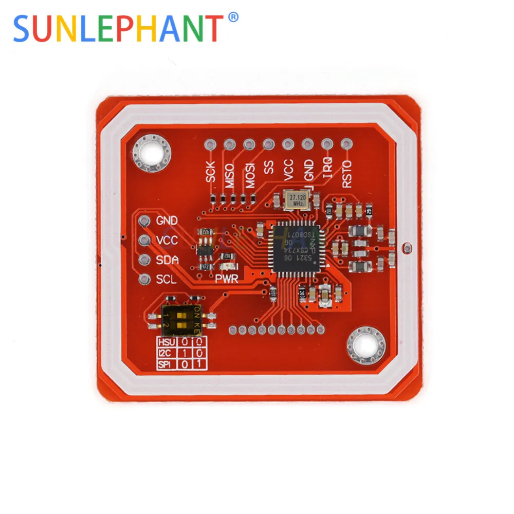 

1Set PN532 NFC RFID Wireless Module V3 User Kits For Android Reader Writer Mode IC S50 Card PCB I2C IIC SPI HSU