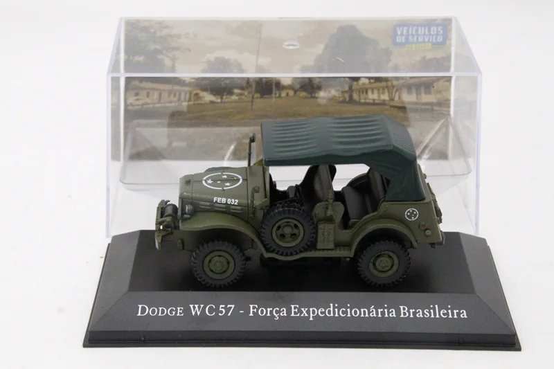 IXO 1:43 весы Dodge WC 57-экспедиционные войска бразильский литьё под давлением модельных игрушки автомобилей Великой Отечественной войны Тактический Модель джипы коллекция