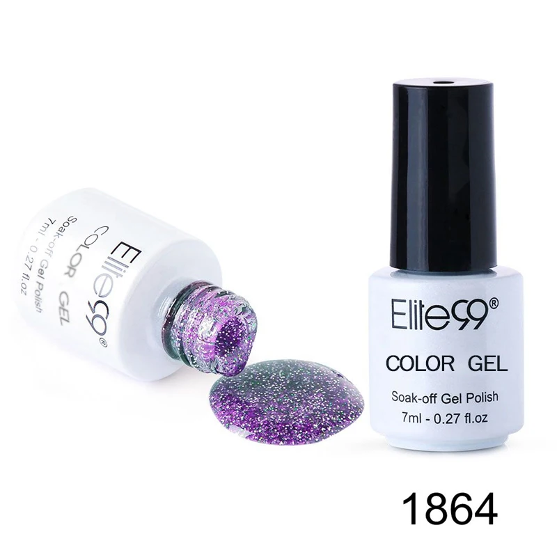 Elite99 7 мл Гель-лак для ногтей красивый цветной лак для самостоятельного дизайна ногтей цветной Цветной Гель-лак глазурь краска цветная доступна выбор 1 из 58 - Цвет: EG1864