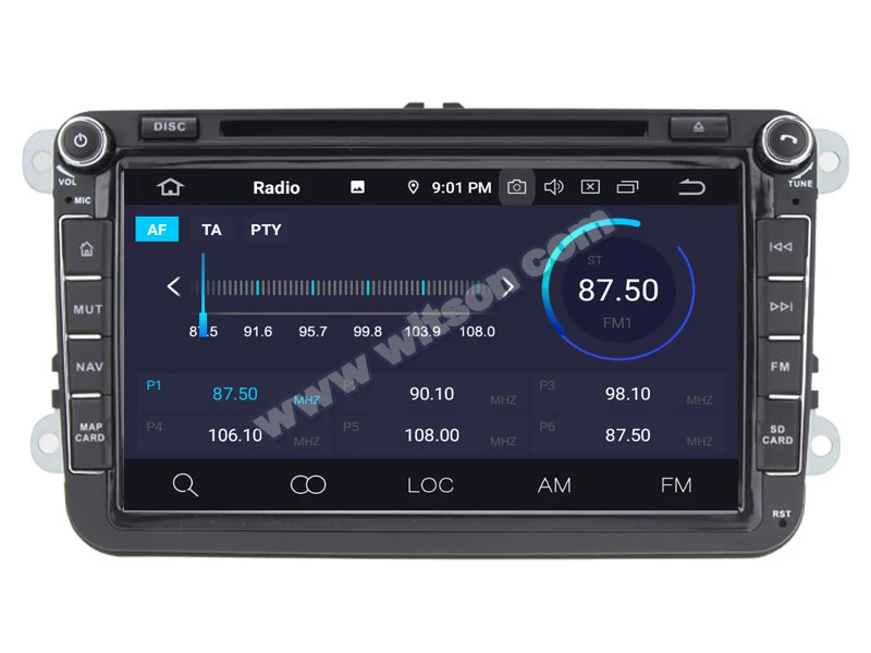 Cheap WITSON Android 9.0 4GB RAM CAR DVD PLAYER WITH GPS for Volkswagen TIGUAN/PASSAT/Golf 5(MK5)/Polo audio player system car audio 3