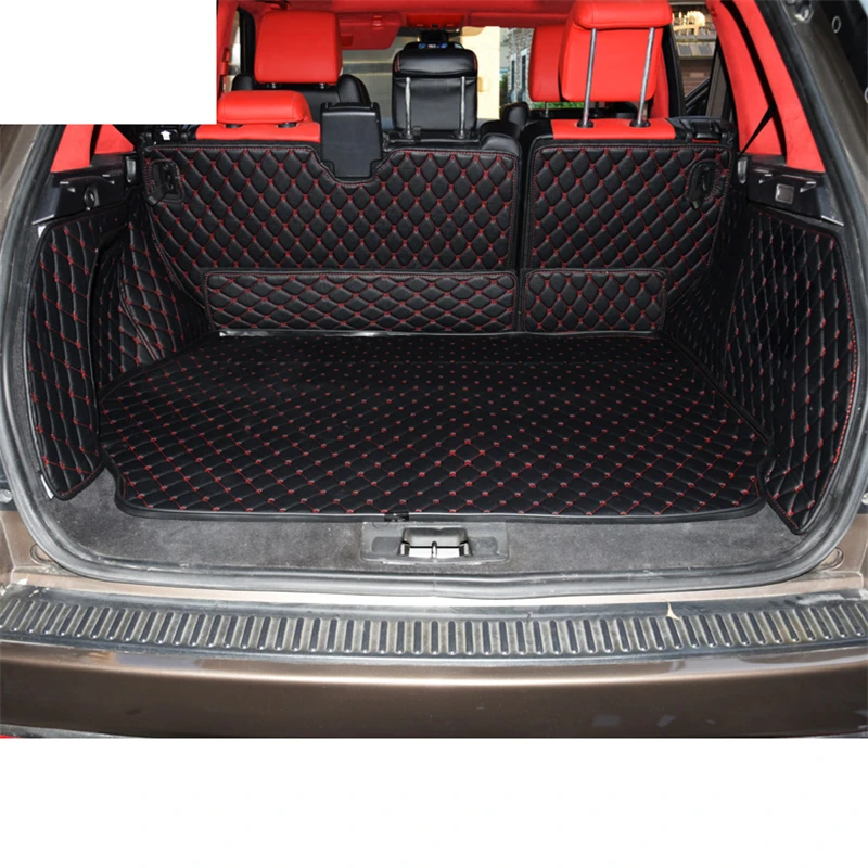 lsrtw2017 luxury fiber leather car trunk mat for Range Rover Sport L320 2005 2006 2007 2008