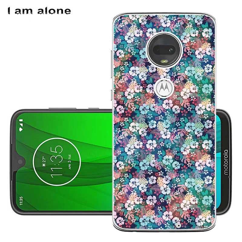 Чехлы для телефонов I am alone для Motorola Moto G7 G7 Play G7 power Solf из ТПУ, модные милые Чехлы для Moto G7