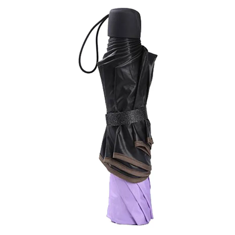 Travel Sunny and Rainy Umbrella Parasol Folding Rain Windproof Umbrella Folding Anti-UV SunRain Umbrella #4M02 (6)