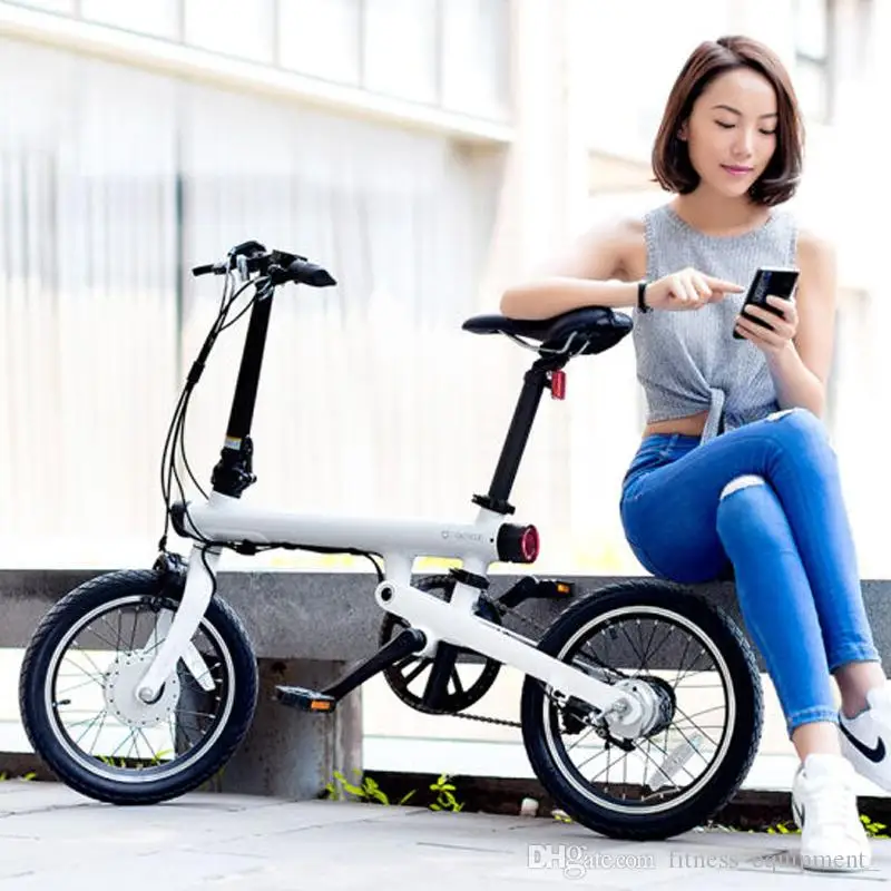 Оригинальные xiaomi Смарт электрические велосипеды велосипед портативный Qicycle e