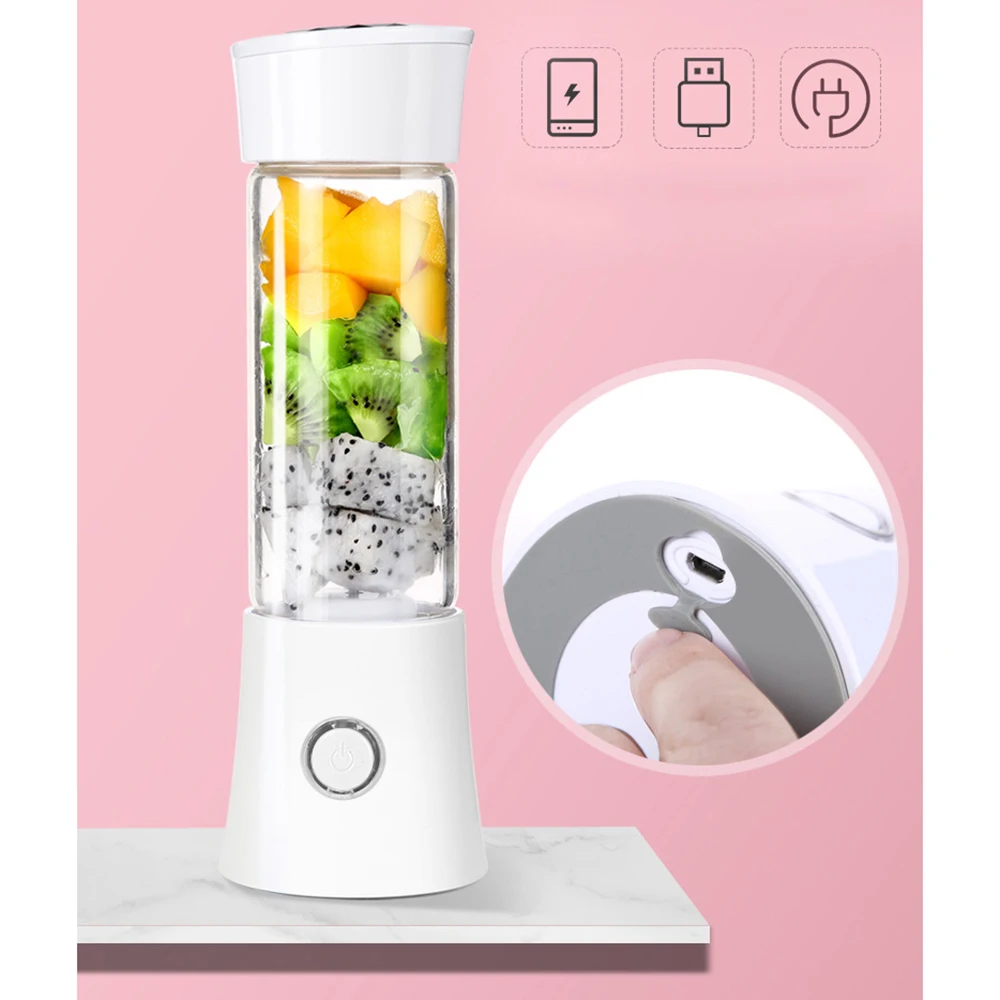  Fashion Portable Electric Juicer Blender Fruit Food Milkshake Mixer Multifunction Juice Maker Machi