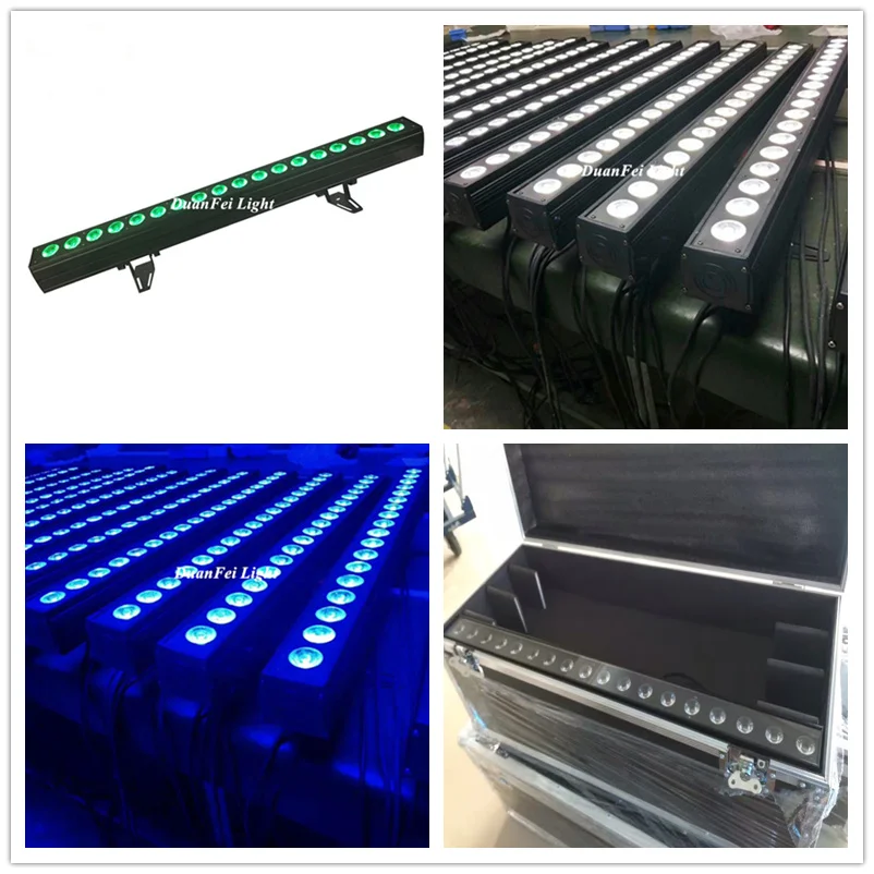 4 шт./корпус Крытая lyre бар rgbw led настенная шайба 18x10w светодиодный для мойки бара dj