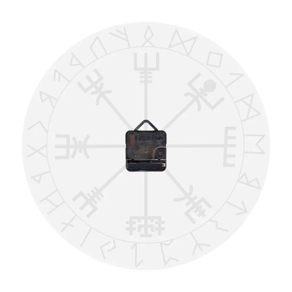 Vegvisir рунный круг Викинг норвежский мифологический настенные часы Viking Pagan Asatru Рунический компас настенные часы домашний декор