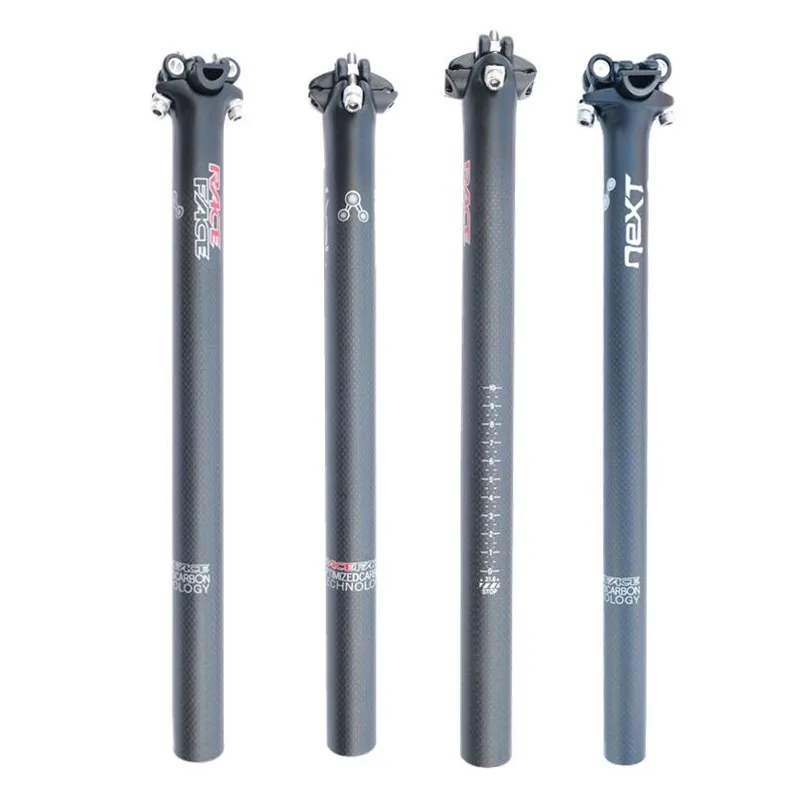 

NEXT race face carbon seatpost 3k Weave back 0mm road MTB bike bicycle cycling seatpost 27.2/30.8/31.6*350/400mm matte glossy