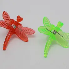 25 смешанных цветов Пластиковые Симпатичные стрекоза волос коготь зажимы зажим 35 X мм 36 мм для детей