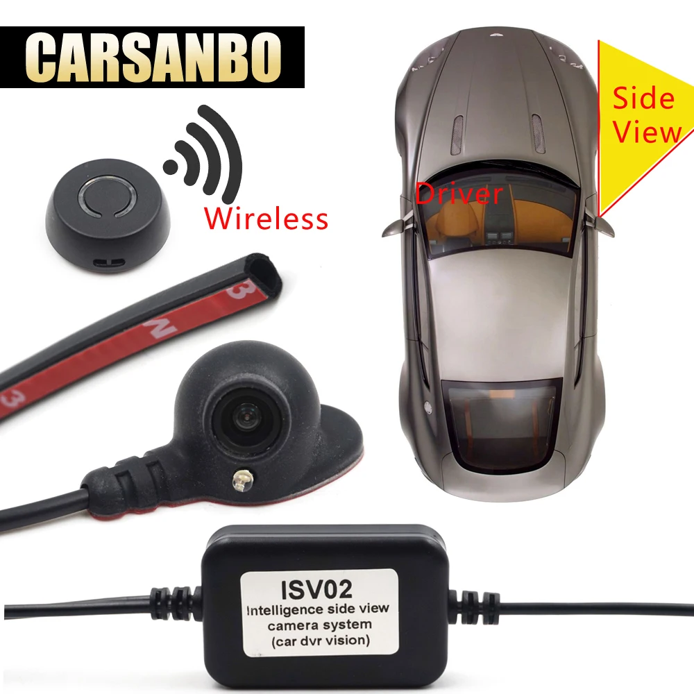 Car camera for Right left blind spot system Intelligent side view