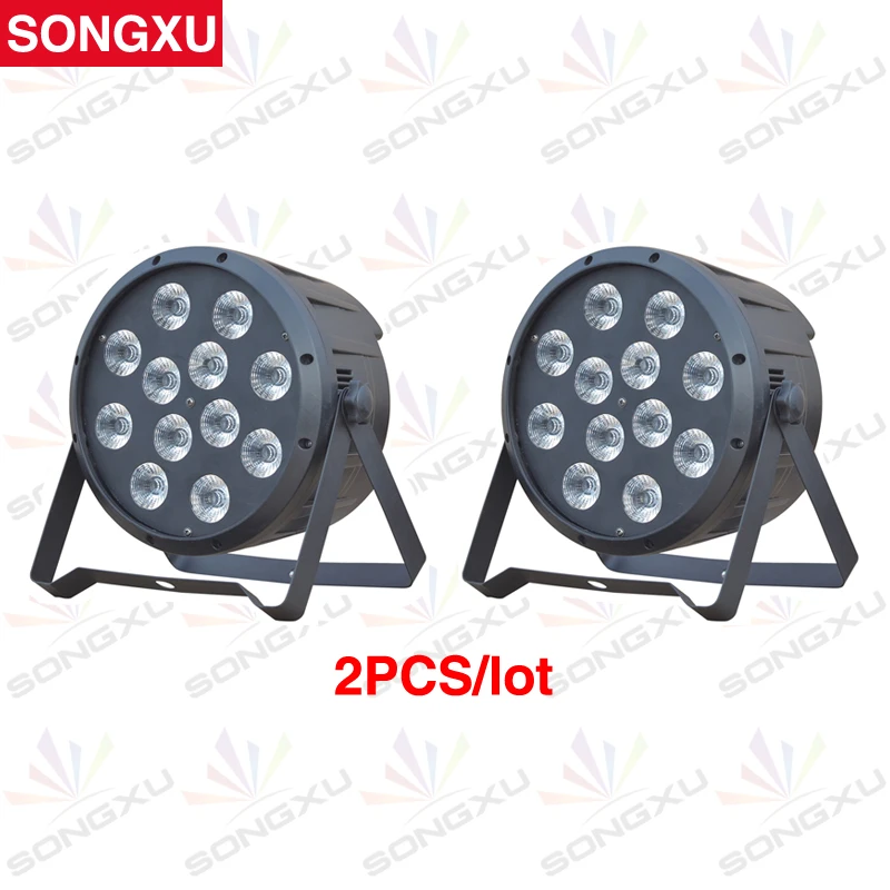 SONGXU 2 шт./лот новейший 10 Вт * 12 шт. Высокая мощность rgbw 4в1 led par свет/SX-PL1210A | Лампы и