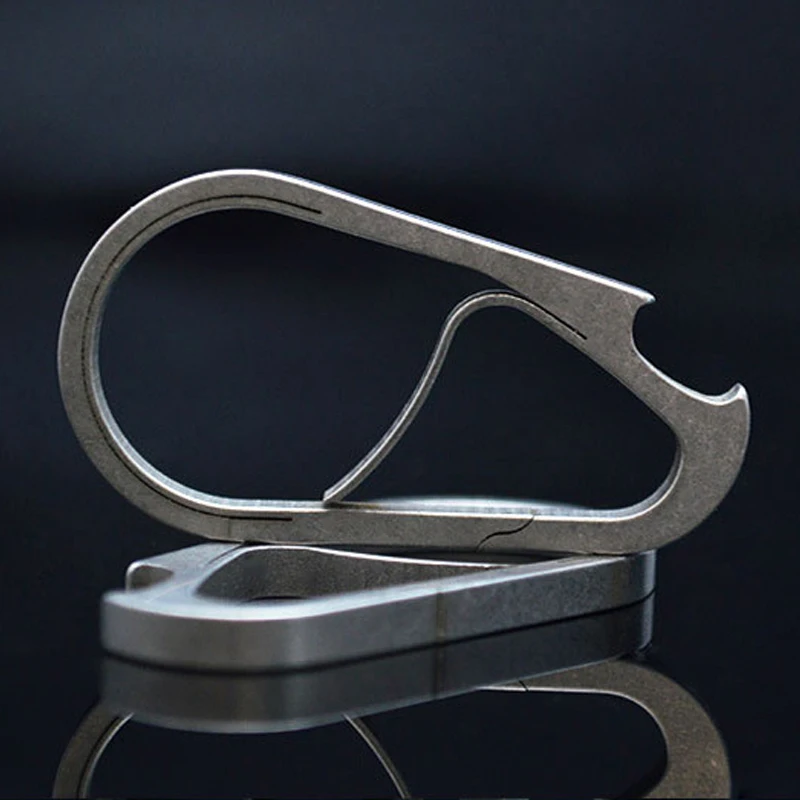 Stainless steel hook hangs / carabiner / bottle opener / anti-theft multifunctional EDC tools Stainless steel hook hangs / carabiner / bottle opener / anti-theft multifunctional EDC tools