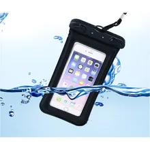 Плавающая подушка безопасности надувной мобильный телефон Водонепроницаемая сумка с тачскрином плавательный Прозрачный мобильный телефон чехол для 5,2-6,0 дюймов