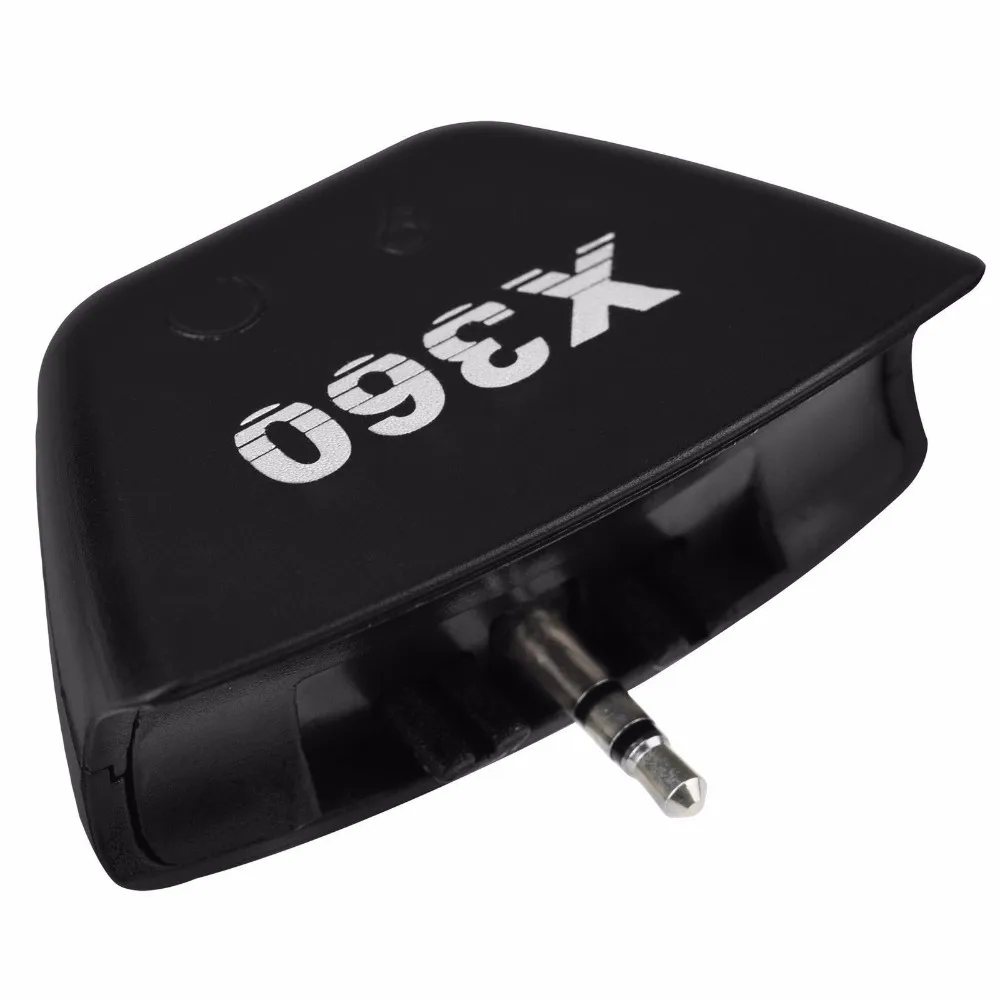 3.5mm Headset Mic Adapter for Xbox 360 Controller Blackin Replacement