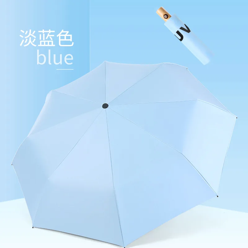 YADA Pure Wood Handle UV Umbrella Windproof Folding Rainy Automatic Umbrellas For Women Men Anti-UV Auto Umbrella Female YD119