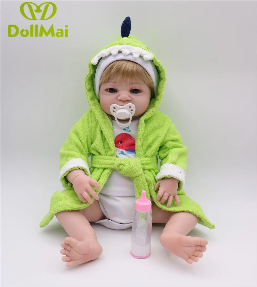 

bebes reborn doll 55cm full silicone reborn baby dolls com corpo de silicone menina baby dolls Christmas gifts lol bonecas