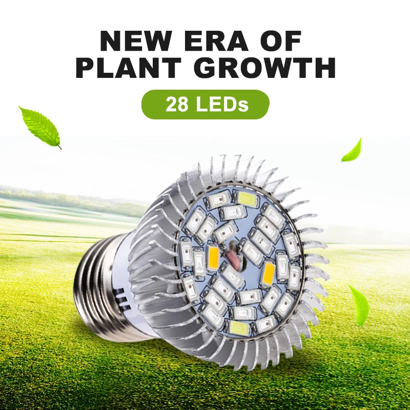 220 В светодиодные фары 18 светодиодный s 28 светодиодный s полный спектр E27 E14 GU10 лампа для роста лампы фитолампы лампы для растения на гидропонике