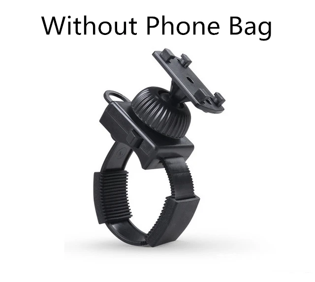 No Phone Bag Держатель для телефона мотоцикла, подставка для телефона для велосипеда, регулируемая поддержка для iPhone Xs Max, для samsung, gps, для велосипеда, Soporte, w/водонепроницаемая сумка - Цвет: No Phone Bag