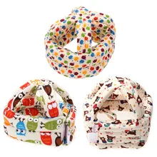 Baby Kids Adjustable Warm Cap No Bumps Safety Helmet Headguard Hats Soft Cotton Baby Care Cap