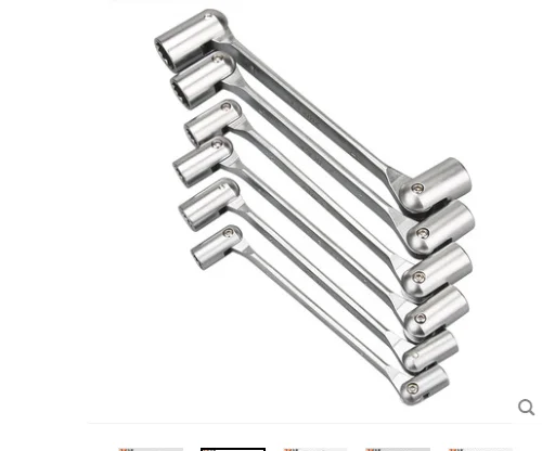 

Flexible Head Socket Wrench for Car Repair Hand Tools Double Box Ring Spanner Handle Torque Wrench Car Mechanic Tools