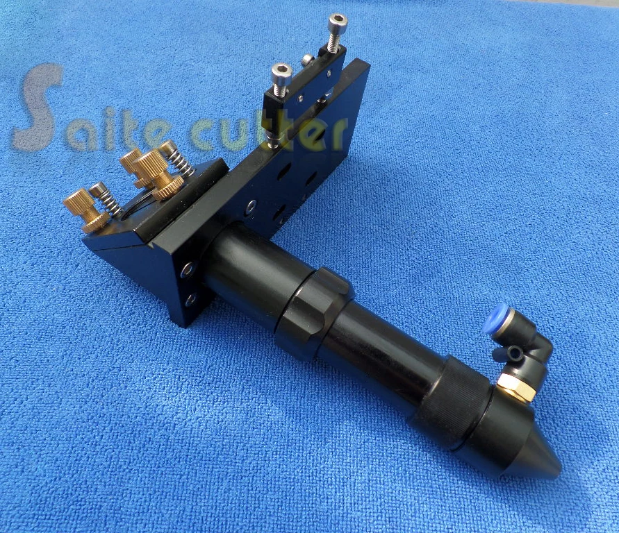 CO2 laser head set integrative focus lens 20MM Dia laser mirror mount 50.8MM FL engraver cutter machine laser cutting engraving CO2 laser head set integrative focus lens 20MM Dia laser mirror mount 50.8MM FL engraver cutter machine laser cutting engraving