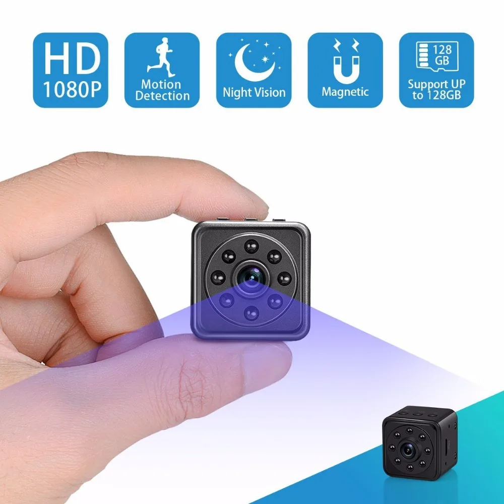 

L23 Mini Camera Full HD 1080P Secret Camera Infrared Night Vision Mini DVR Motion Detection Small Camera Magnetic Sports DV Cam