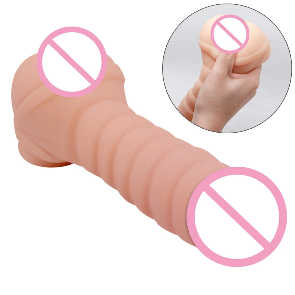 Women Silicone font b Dildo b font Vibrator Soft Vagina Vibrators Massager Realistic Big font b