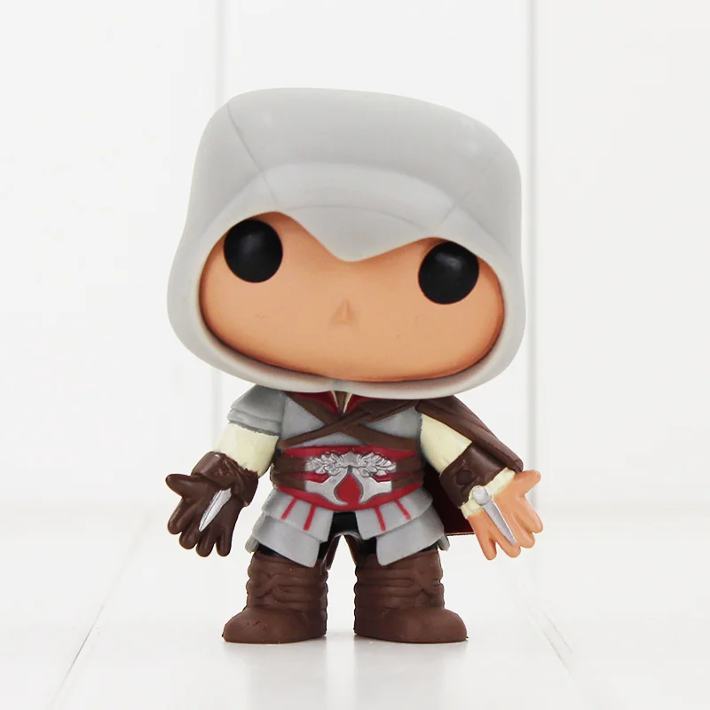 

10CM EZIO #21 EZIO Action Figure Model Toy Hot GAMES ASSASSINS creed GREED MODEL good collection gift for kid decoration toy