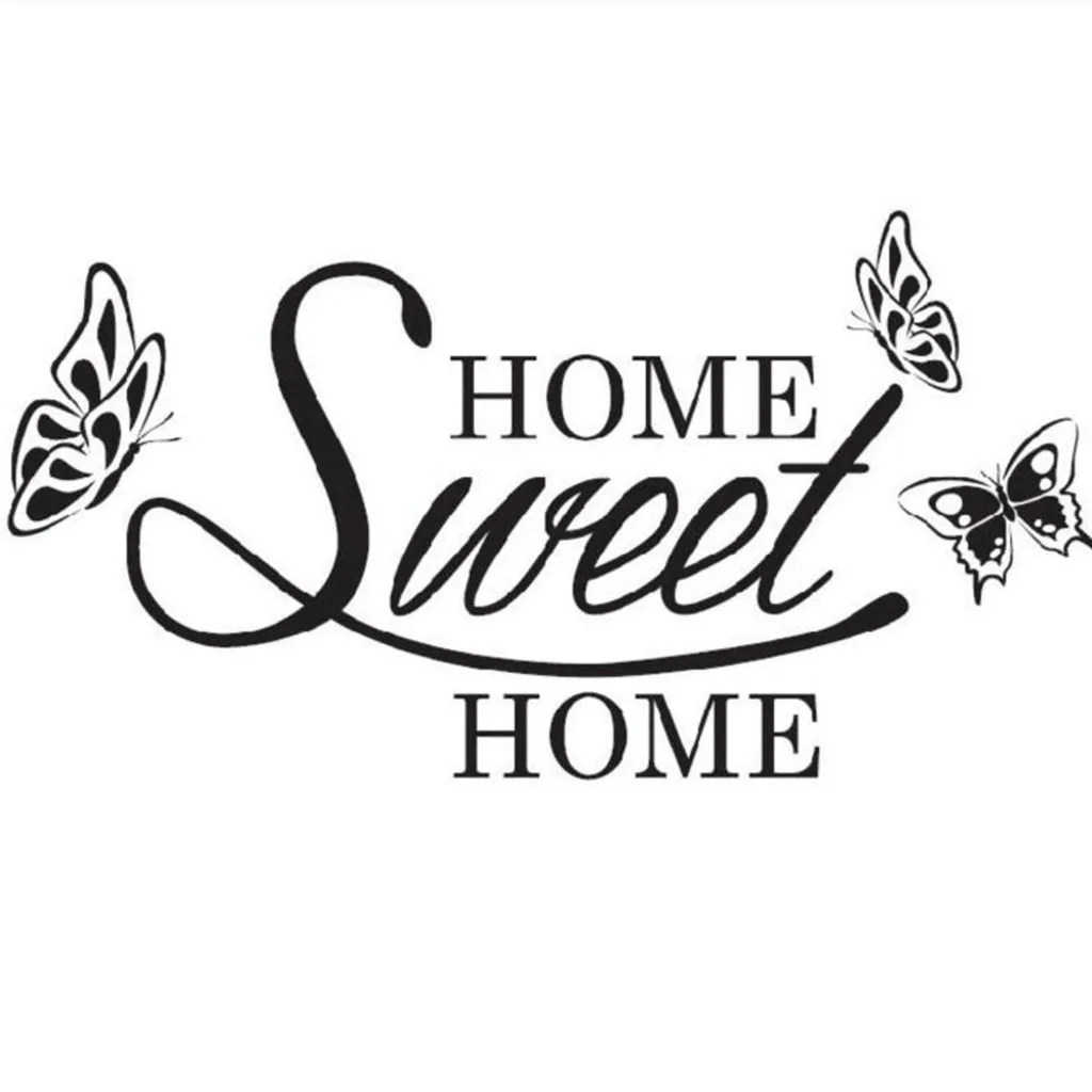 

Simple Wall Sticker Home Decor DIY Sticking Poster Black English Letter Stickers Removable Vinyl Decal Art dropshipping 318W