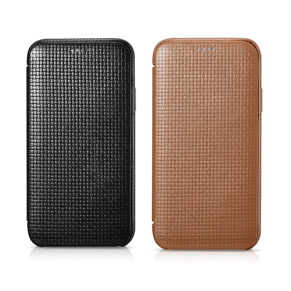 

icarer Case for iPhone Xs Apple Leather Flip Wallet Cover for iPhone X Xs Case Shockproof Skin Cell Phone Full Protective Bag