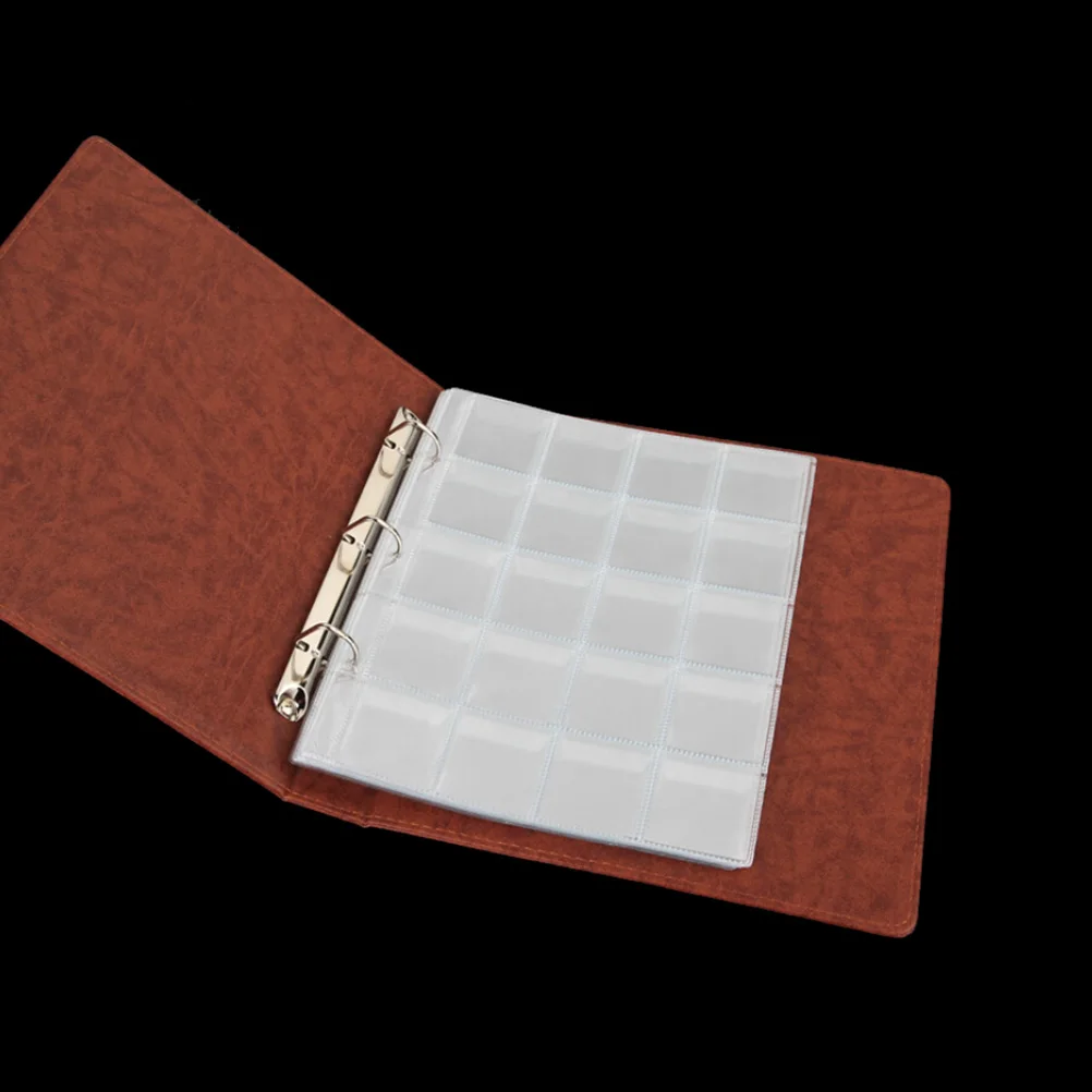 

1/2/5 Album Pages 20 Pockets Money Bill Note Currency Coin Holder Collection