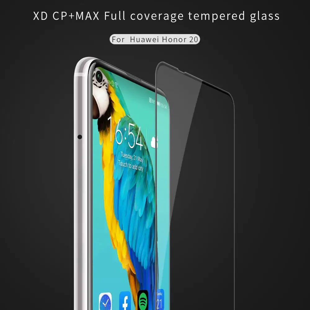 Huawei Honor 20 закаленное стекло для защиты экрана Nillkin XD CP+ MAX полное покрытие Flim glass для huawei Honor 20 Pro 20S Nova 5T
