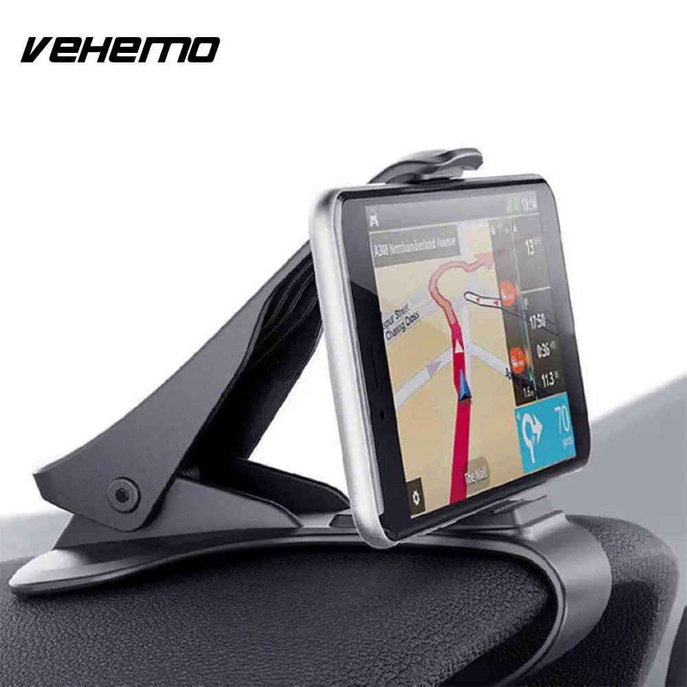 Vehemo gps Держатель подставка держатель для телефона ABS черный механизм приборной панели автомобиля Колыбель гаджет навигация Универсальный